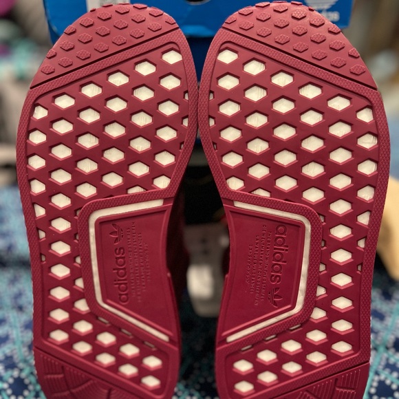 W7 Adidas NMD R1 Legacy Burgundy - Picture 9 of 9